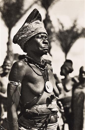 CASIMIR ZAGOURSKI (1883-1944) A group of more than 60 portraits made in Central Africa from the series LAfrique qui disparaît!